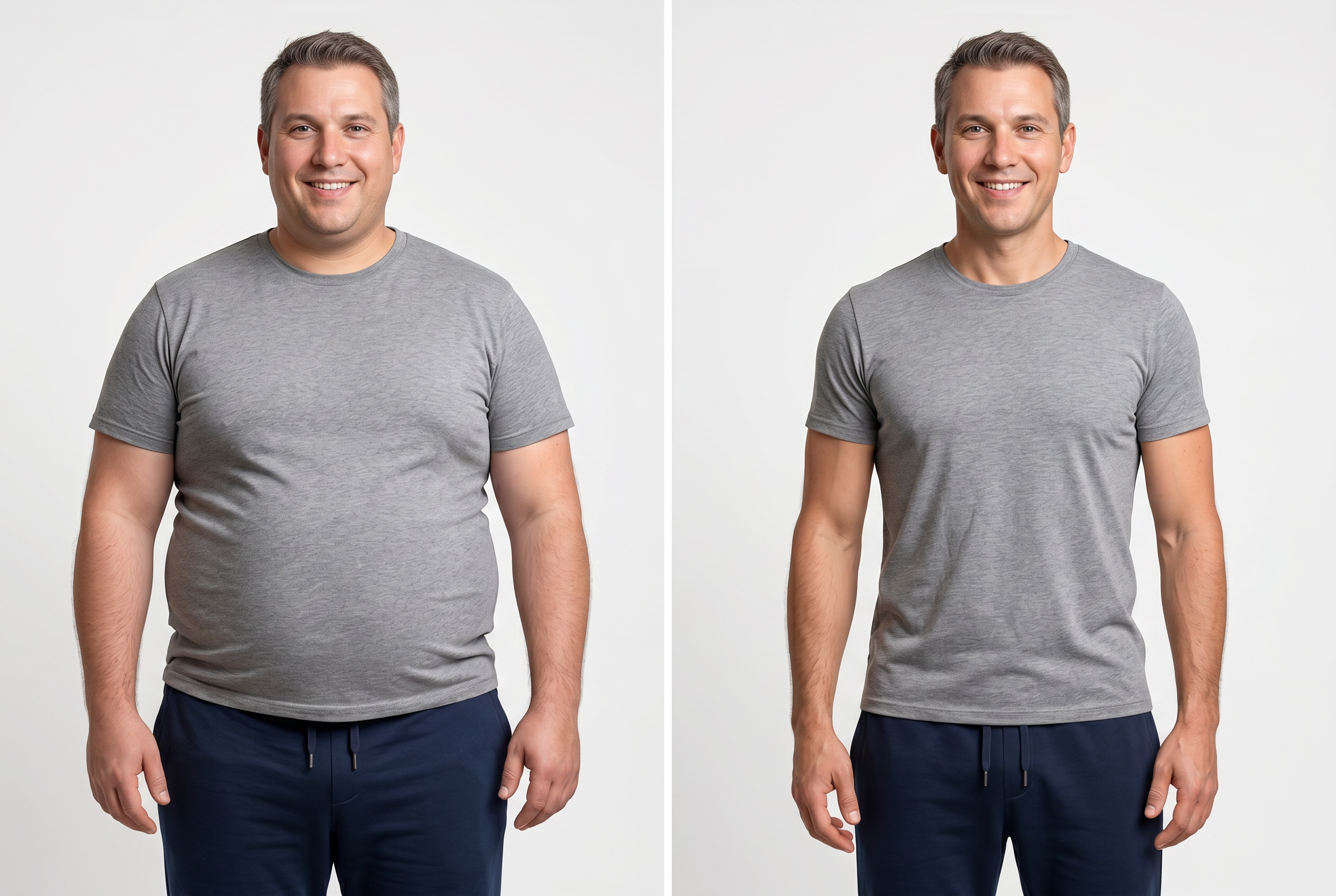 Roberto M. — antes e depois